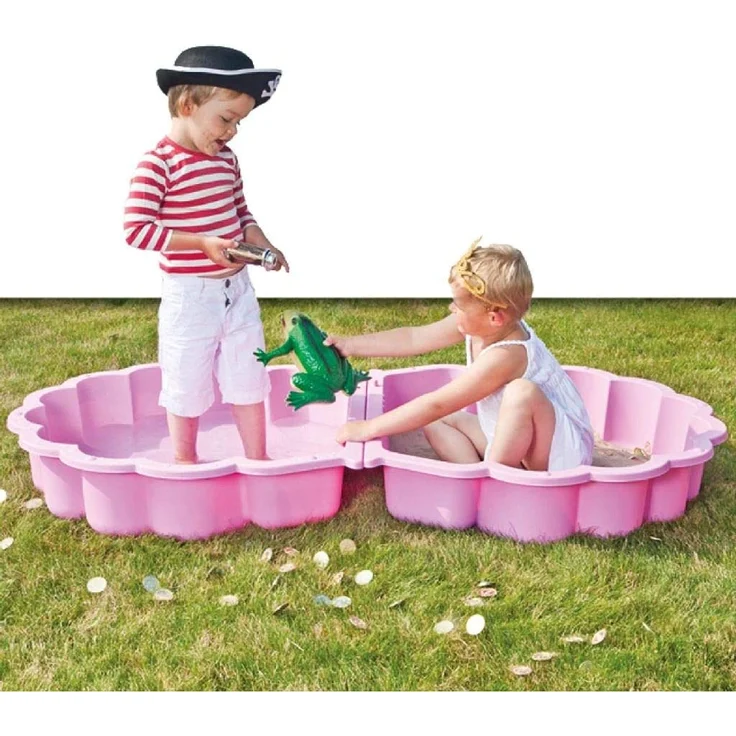 Paradiso Sand-/Wassermuschel rosa 2-teilig – Bild 1