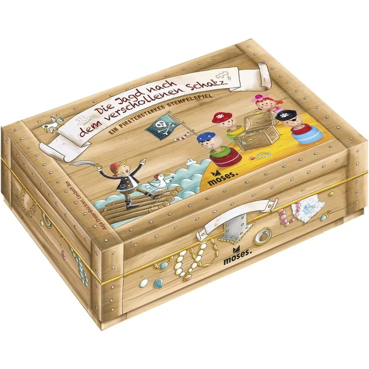 Moses 90241 Stempelspiel zum Selbstgestalten, Mehrfarbig