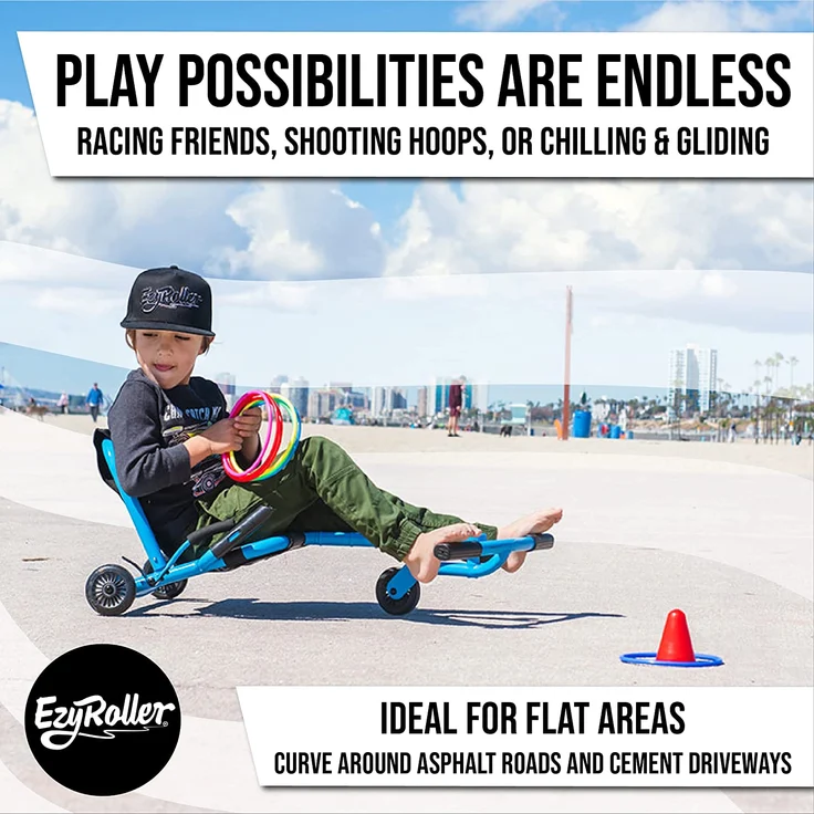 EzyRoller Classic Kinderfahrzeug Dreirad Sitz Spielzeug, Farbe: lila - Preisvergleich – Bild 5