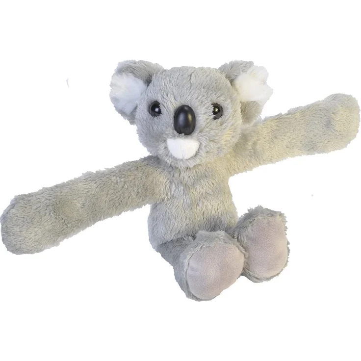 Wild Republic 19434 21093 Huggers Schnapparmband Kuscheltier, Plüschtier, Koala, Grau, 20 cm – Bild 1