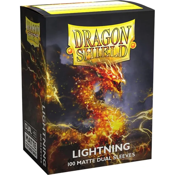 Dragon Shield Dual Matte Sleeves - Lightning 'Ailia' (100 Sleeves)