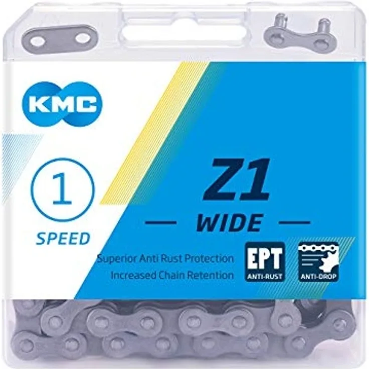KMC Fahrradkette Z1 Wide EPT, 1-Fach, 112 Glieder