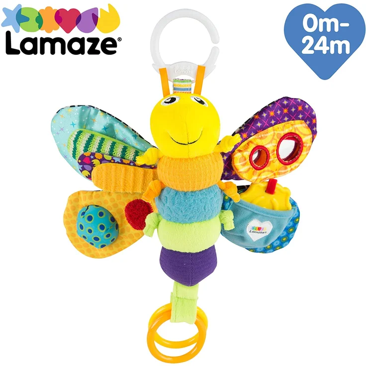 Lamaze LC27024 Baby Spielzeug "Freddie, das Glühwürmchen" Clip & Go, Hochwertiges Kleinkindspielzeug, Greifling Anhänger zur Stärkung der Eltern-Kind-Beziehung, Baby Mobile, Weihnachtsgeschenk, ab 0 Monaten - Preisvergleich – Bild 7