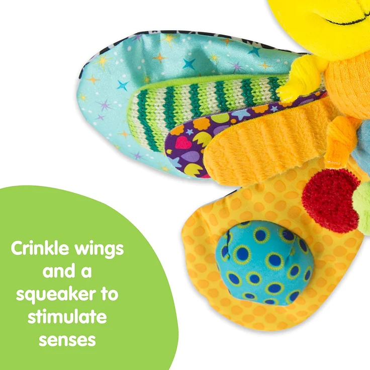 Lamaze LC27024 Baby Spielzeug "Freddie, das Glühwürmchen" Clip & Go, Hochwertiges Kleinkindspielzeug, Greifling Anhänger zur Stärkung der Eltern-Kind-Beziehung, Baby Mobile, Weihnachtsgeschenk, ab 0 Monaten - Preisvergleich – Bild 4