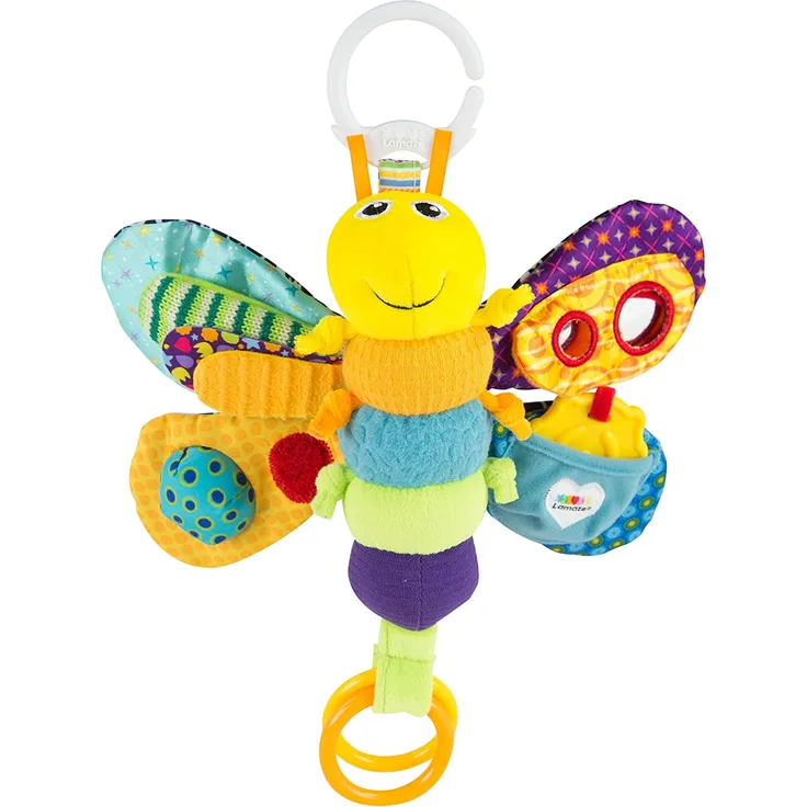 Lamaze LC27024 Baby Spielzeug "Freddie, das Glühwürmchen" Clip & Go, Hochwertiges Kleinkindspielzeug, Greifling Anhänger zur Stärkung der Eltern-Kind-Beziehung, Baby Mobile, Weihnachtsgeschenk, ab 0 Monaten - Preisvergleich