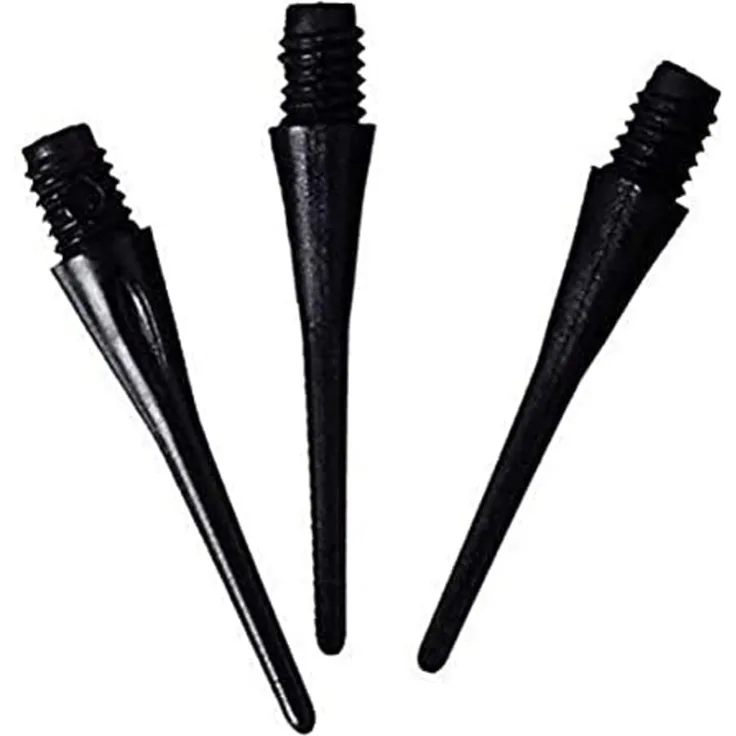 Best Sporting Dartpfeil Spitzen Nylon, 100 Stück, schwarz