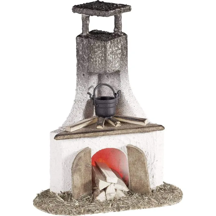 Kahlert Licht 40648 Puppenhauszubehör, weiß, grau