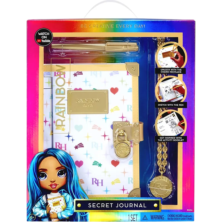 Rainbow High Secret Journal diary Personal diary