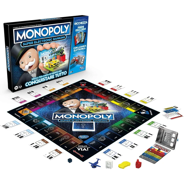 Hasbro Monopoly Super Electronic Banking (Spiel in Box mit Hasbro Gaming) – Bild 3
