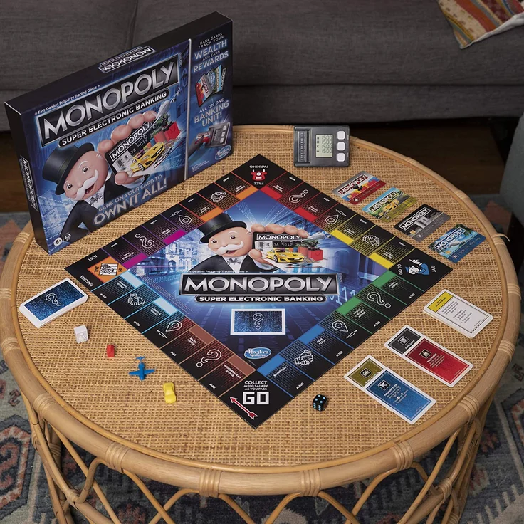 Hasbro Monopoly Super Electronic Banking (Spiel in Box mit Hasbro Gaming) – Bild 7