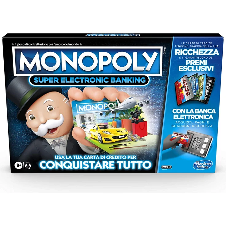 Hasbro Monopoly Super Electronic Banking (Spiel in Box mit Hasbro Gaming) – Bild 1