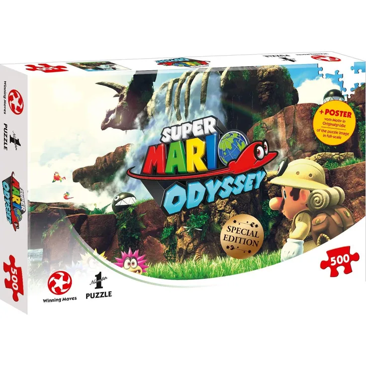 Puzzle Mario Fossil Falls