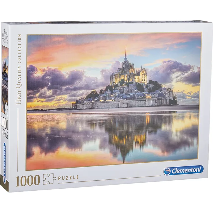 Clementoni 39367.1 - Puzzle 'High Quality Kollektion - Mont Saint-Michel', 1000 Teile