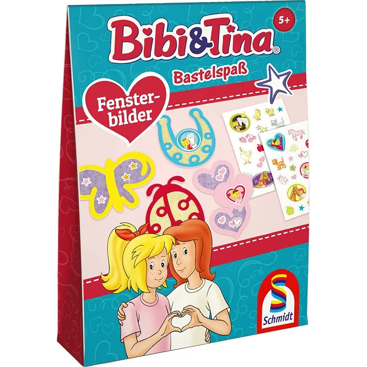 Schmidt Spiele 46143 Bibi & Tina, Bastelspaß, Fensterbilder