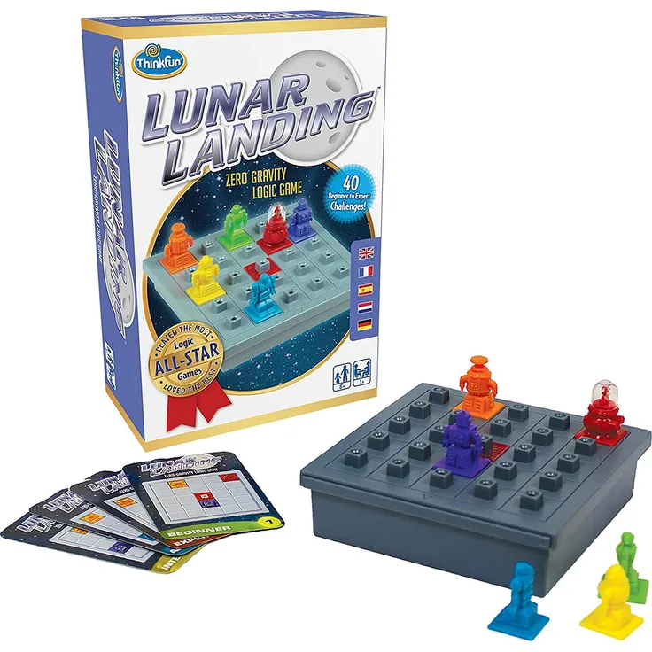 ThinkFun Lunar Landing Logikspiel und Mint-Spielzeug, von dem Erfinder des berühmten Rush Hour Spiels