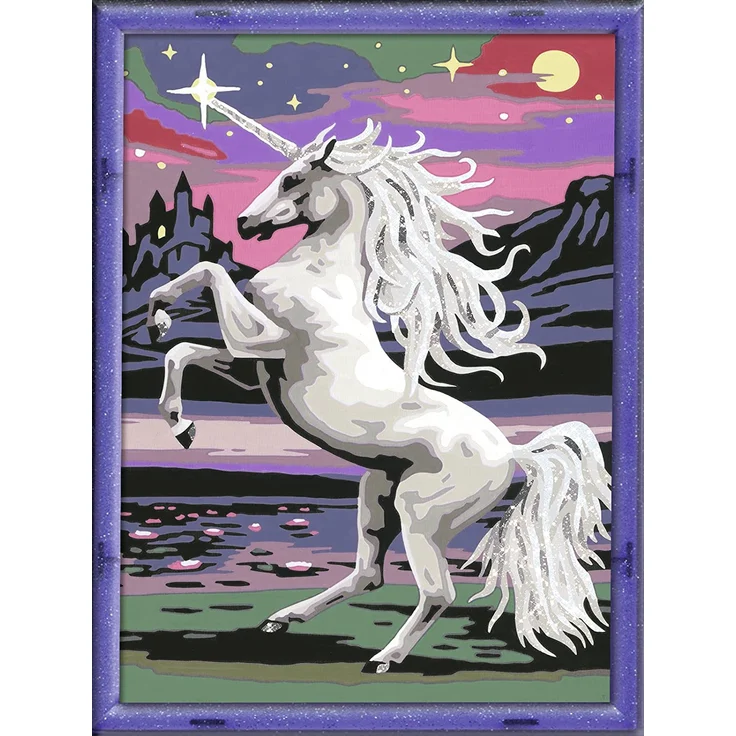 Ravensburger Malen nach Zahlen 28563 - Magisches Einhorn – Bild 2