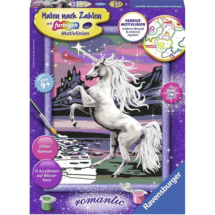Ravensburger Malen nach Zahlen 28563 - Magisches Einhorn