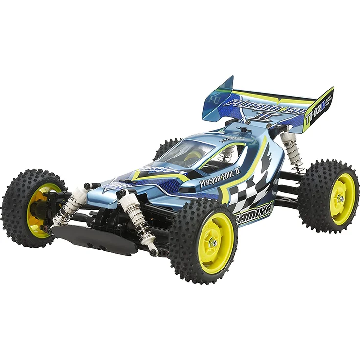 TAMIYA 1:10 RC Plasma Edge II (TT-02B) - ferngesteuertes Auto - RC-Fahrzeug - Off Road Race Buggy - RC Bausatz - Elektromotor - unlackiert - 58630 – Bild 1