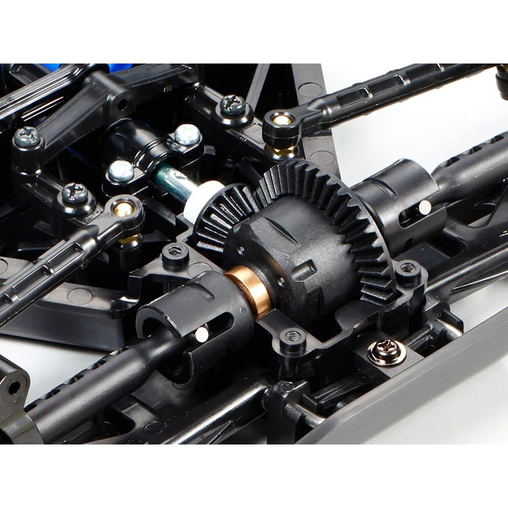 TAMIYA 1:10 RC Plasma Edge II (TT-02B) - ferngesteuertes Auto - RC-Fahrzeug - Off Road Race Buggy - RC Bausatz - Elektromotor - unlackiert - 58630 – Bild 3