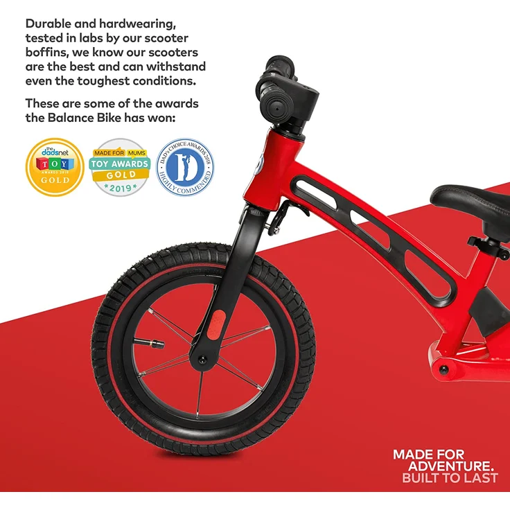 Micro Balance Bike Deluxe rot – Bild 5