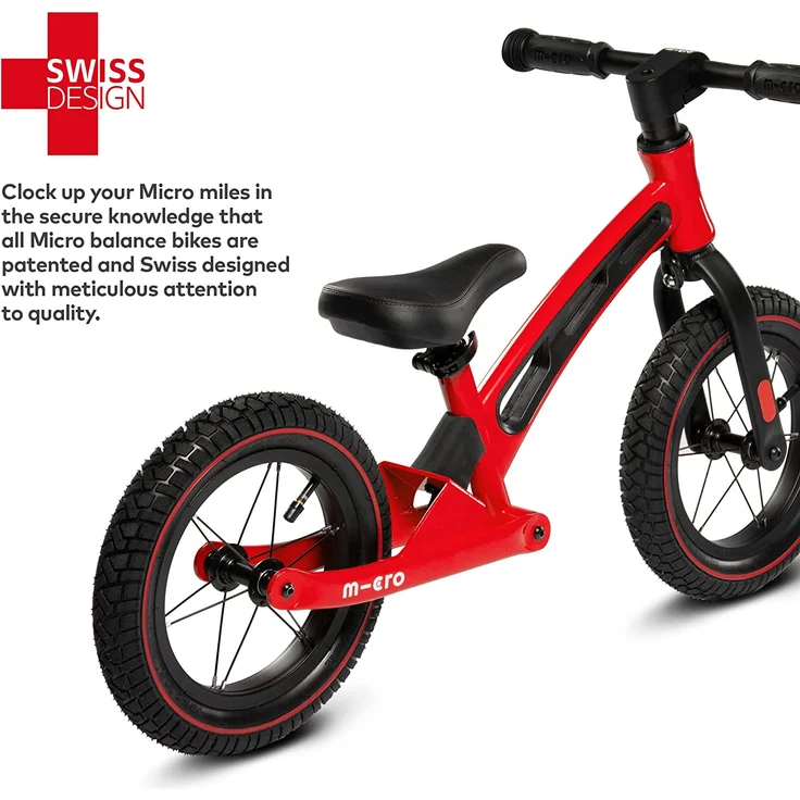 Micro Balance Bike Deluxe rot – Bild 4