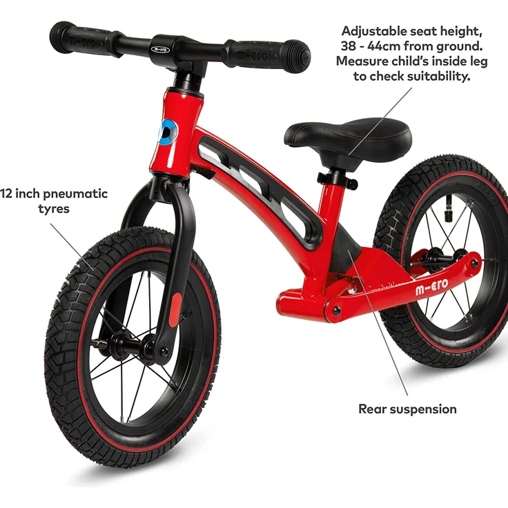 Micro Balance Bike Deluxe rot – Bild 2