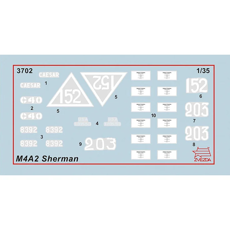 Zvezda M4 A2 Sherman (3702) – Bild 6