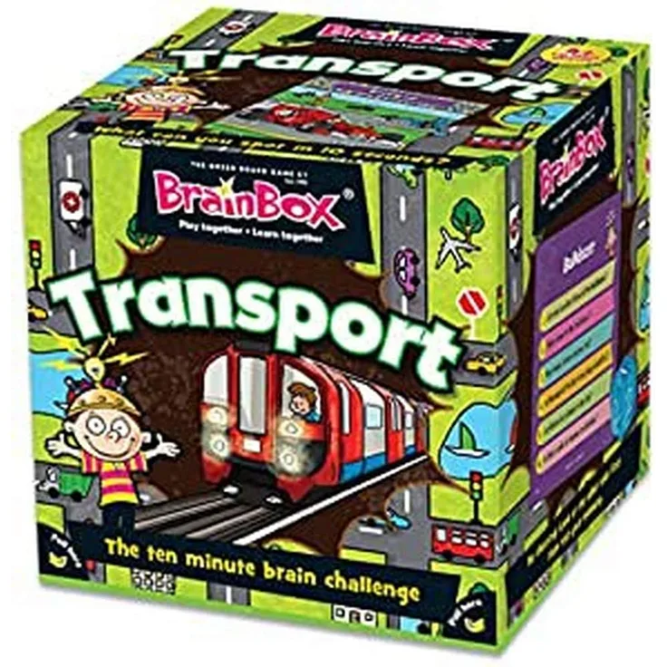 The Green Board Game Co. GRE90058 BrainBox Transport