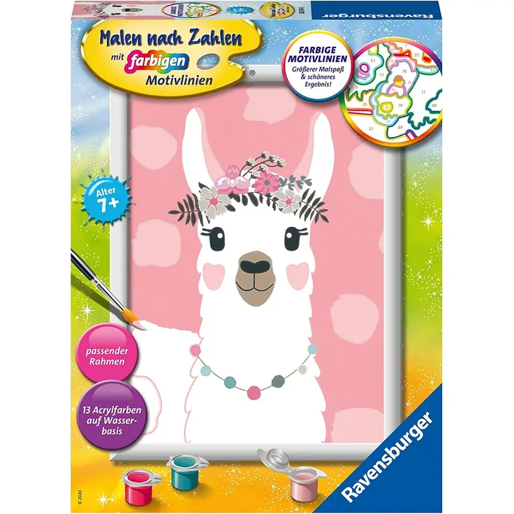 Ravensburger Malen nach Zahlen No Drama Lama