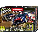 Carrera 20062495 GO!!! 'Super Rally', Autorennbahn Set, 4,9 Meter Streckenlänge, für 2 Spieler, ab 6 Jahren - Preisvergleich