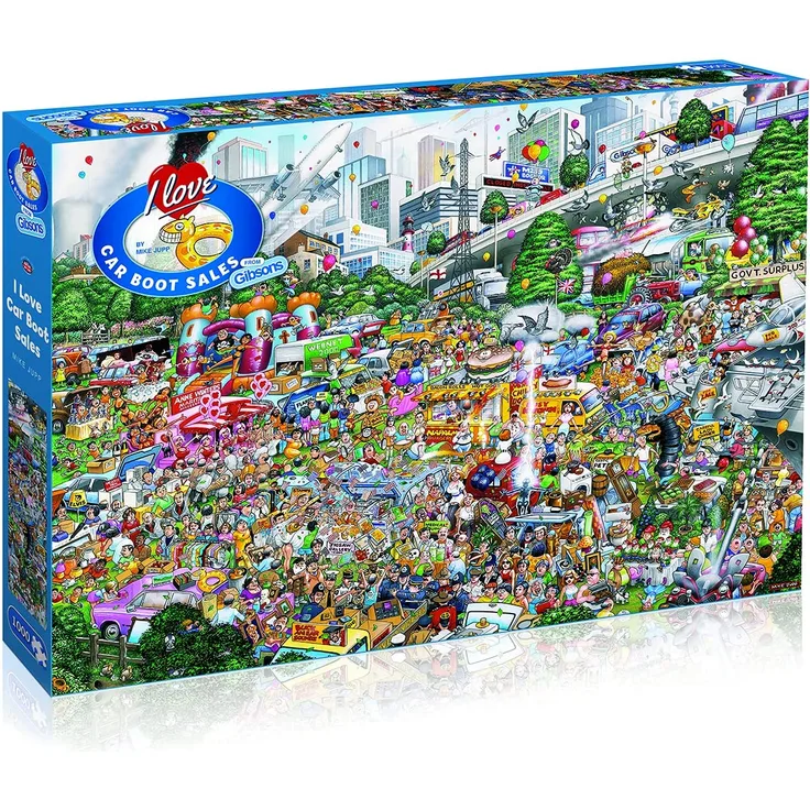 Gibson Games 1000 Teile - Verkehrschaos
