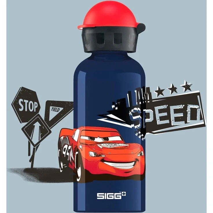 Sigg Unisex Jugend Cars Speed Trinkflasche, mehrfarbig, 0,4 l – Bild 7