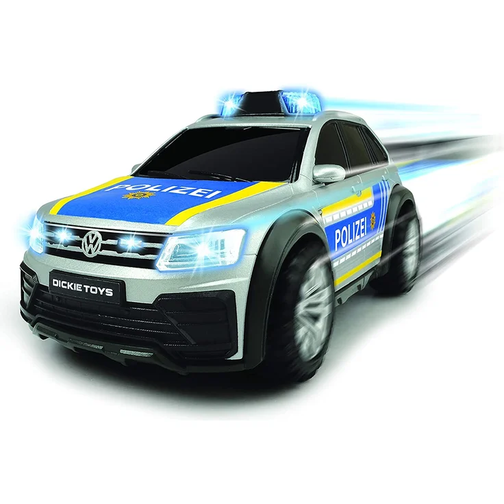Dickie Toys 203714013 VW Tiguan R-Line, Polizeiwagen mit Licht & Sound, Polizeiauto, Polizei, inkl. Batterien, 25 cm, ab 3 Jahren, Mehrfarbig – Bild 2