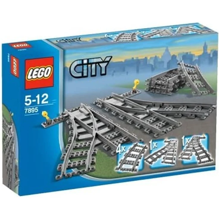 LEGO City 7895 - Weichen Zugspielzeug Zubehör – Bild 1