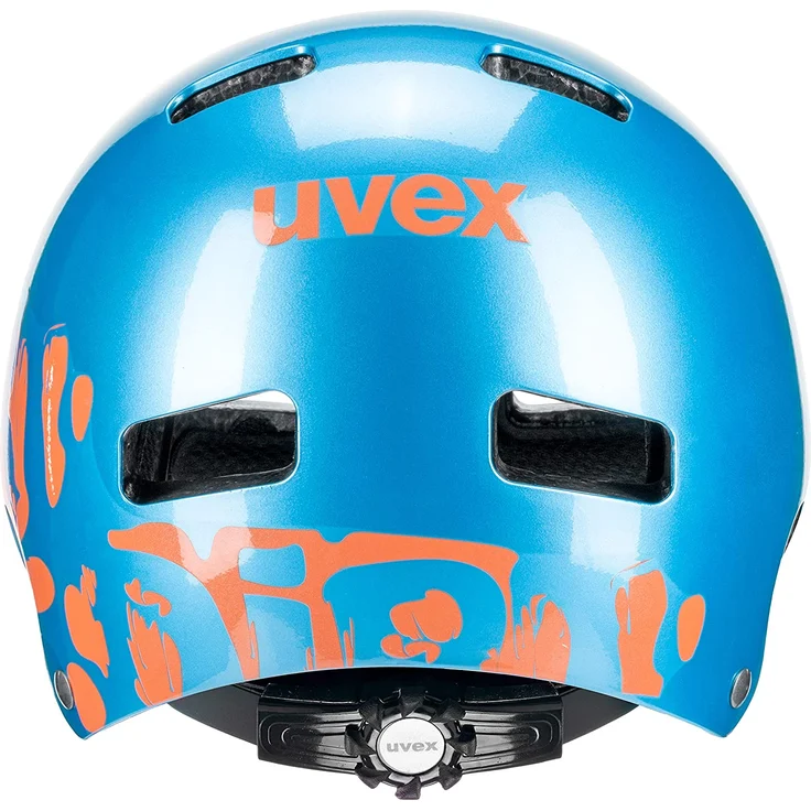 uvex Kid 3, dirtbike blue orange 55-58cm, S-M – Bild 3