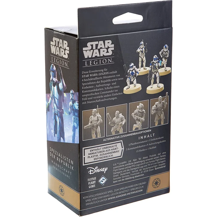 Asmodee Star Wars: Legion - Spezialisten der Republik, Erweiterung, Tabletop, Deutsch – Bild 4