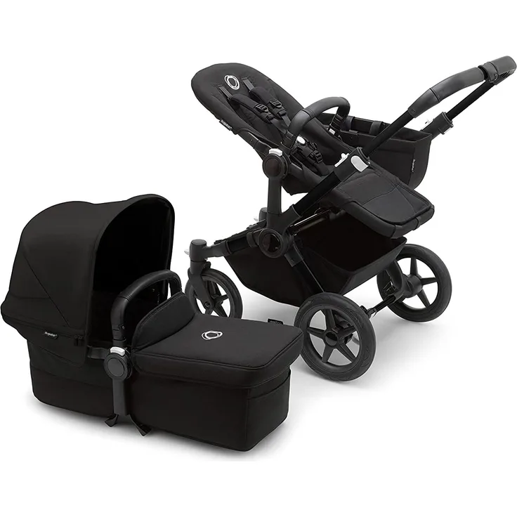 Bugaboo 'Donkey 5 Mono' Kombikinderwagen 2in1 Komplett Schwarz