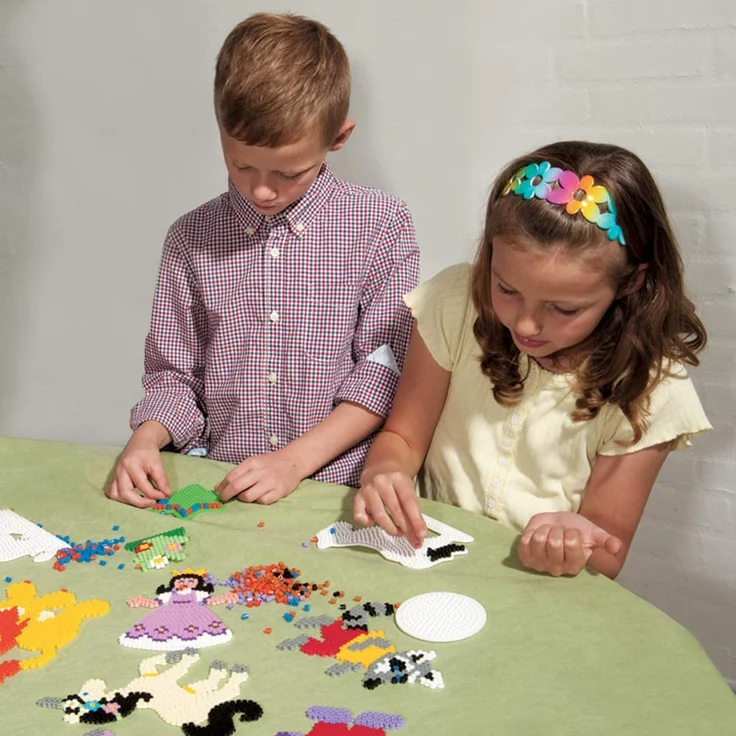 Hama - Bügelperlen Midi, ca. 1000 Perlen in helle Olive – Bild 4