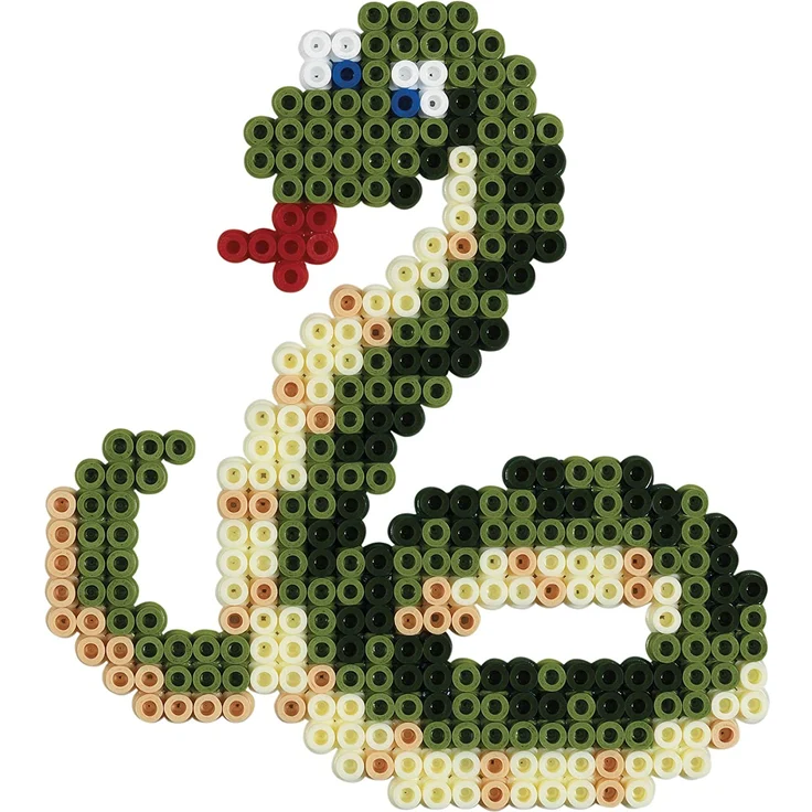 Hama - Bügelperlen Midi, ca. 1000 Perlen in helle Olive – Bild 2