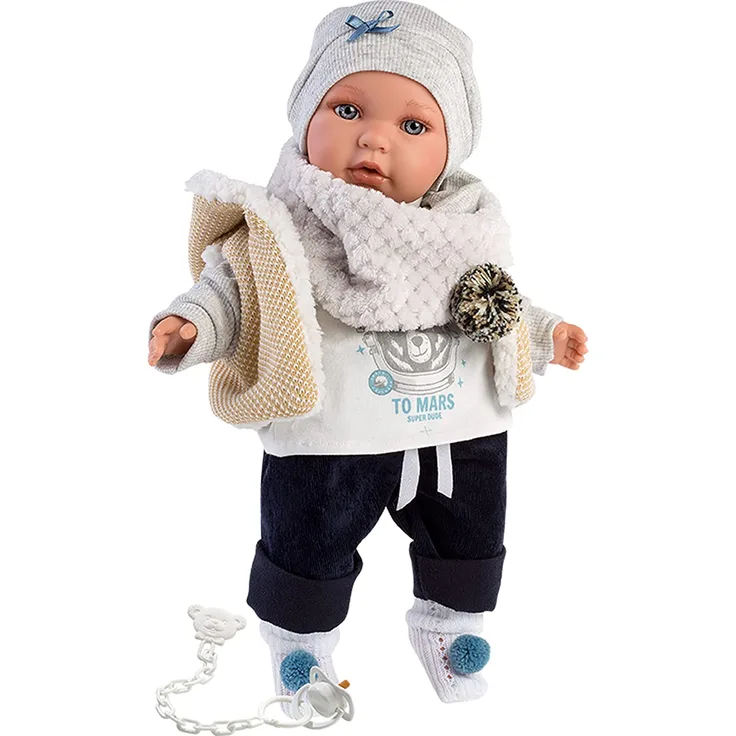 Babypuppe Enzo blond 42cm