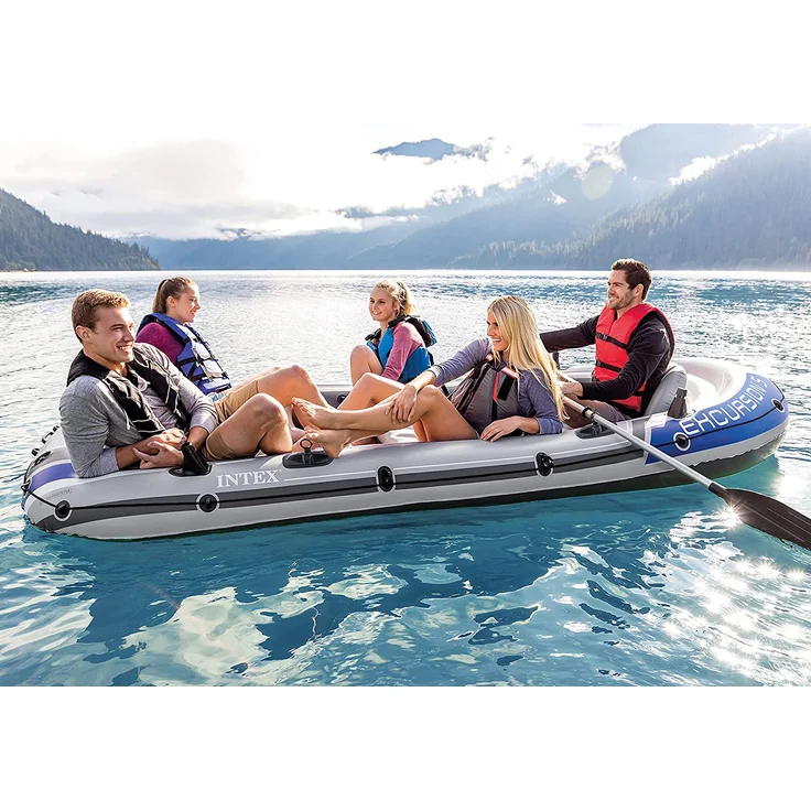 Intex 68325 'Excursion 5', Schlauchboot-Set, tragfähig bis 5 Personen, max. belastbar bis 455 kg – Bild 4