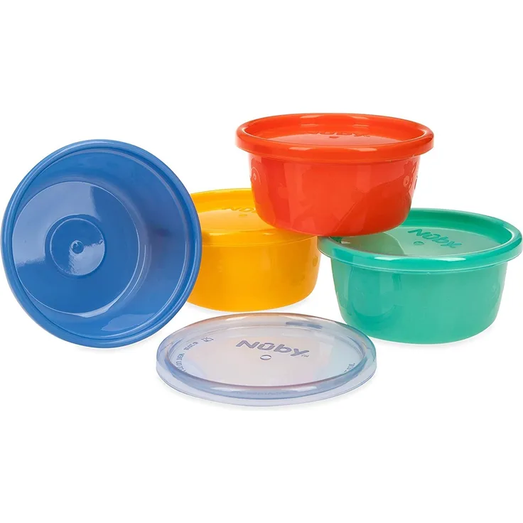 Nûby Pick Nick 4er Set Breischalen 240 ml in bunt