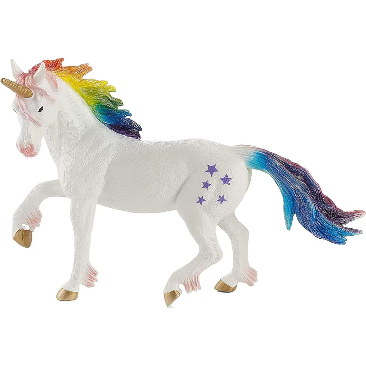 MOJO 387296 Einhorn Regenbogen Spielzeugfigur, Mehrfarbig
