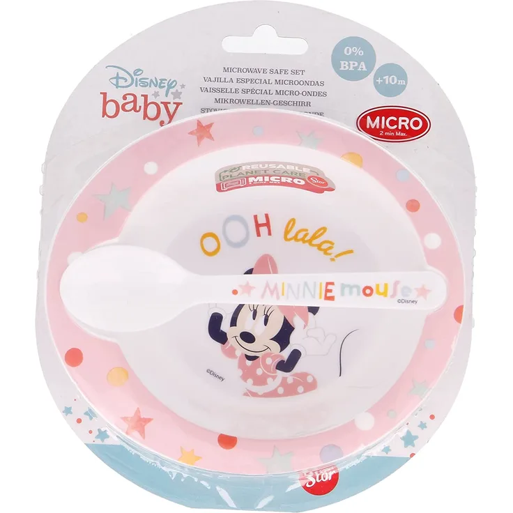 Minnie Maus - Mikrowellengeschirr-Set - 2-tlg.