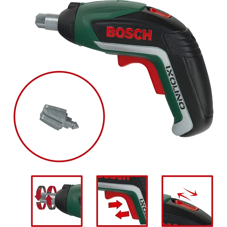 Theo Klein 8497 Multi-Tech Konstruktionsset mit Bosch Ixolino I 107 Bauteile I Batteriebetriebener Ixolino mit Licht und Sound I Maße: 32 cm x 27 cm x 9,5 cm I Spielzeug für Kinder ab 3 Jahren – Bild 5