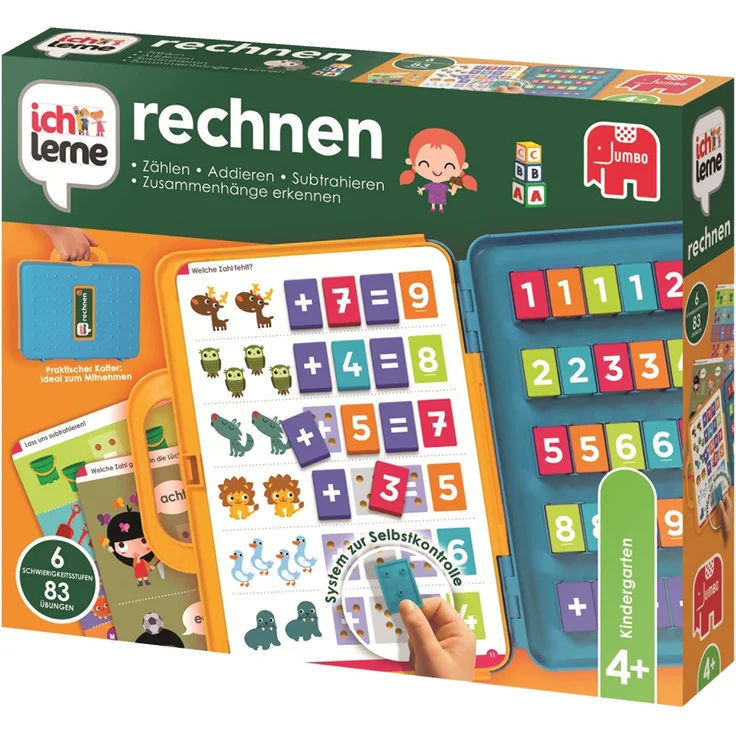 Jumbo Spiele 18078 ich lerne rechnen Lernspiel für Kinder, Ab 4 Jahren – Bild 11