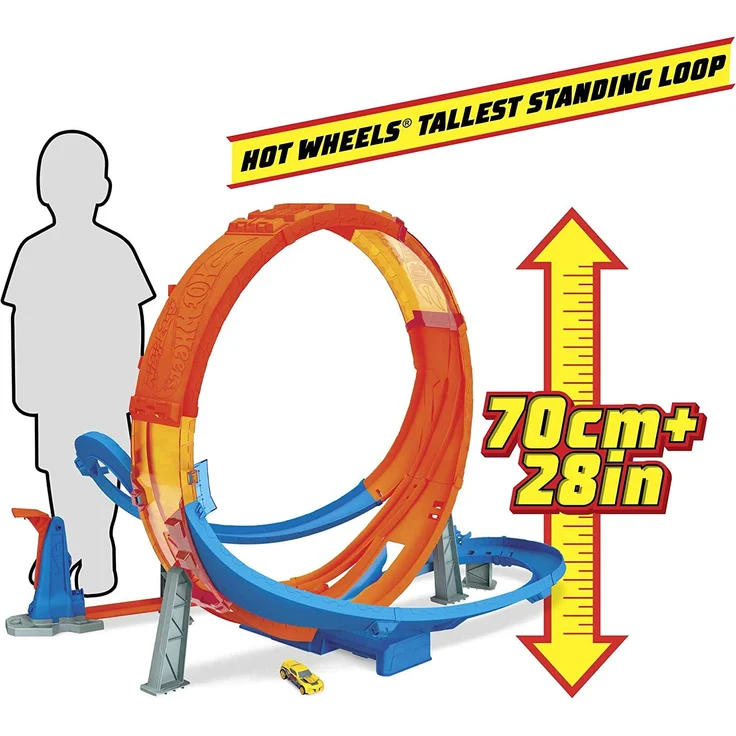 Mattel Hot Wheels Riesen Looping-Crash Trackset – Bild 5