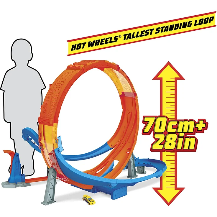 Mattel Hot Wheels Riesen Looping-Crash Trackset – Bild 7