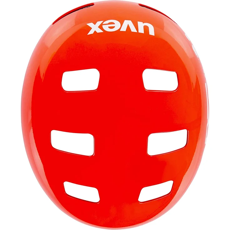 uvex 'Kid 3' Fahrradhelm neon red in Gr. S/M (Kopfumfang: 55-58 cm) – Bild 4
