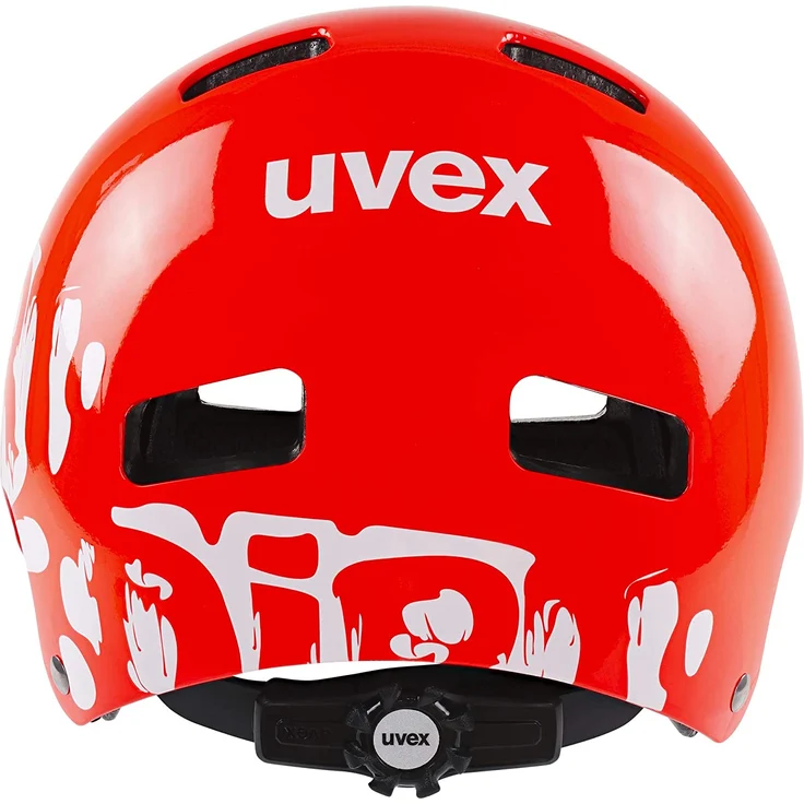 uvex 'Kid 3' Fahrradhelm neon red in Gr. S/M (Kopfumfang: 55-58 cm) – Bild 3